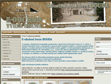 Tablet Screenshot of obchod.boudamuseum.com
